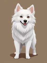 illustration of eskimo dog