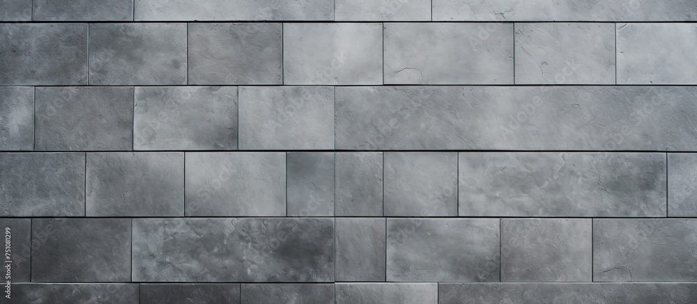 Poster a black and white brick wall stands tall, showcasing the intricate patterns and textures of the bric