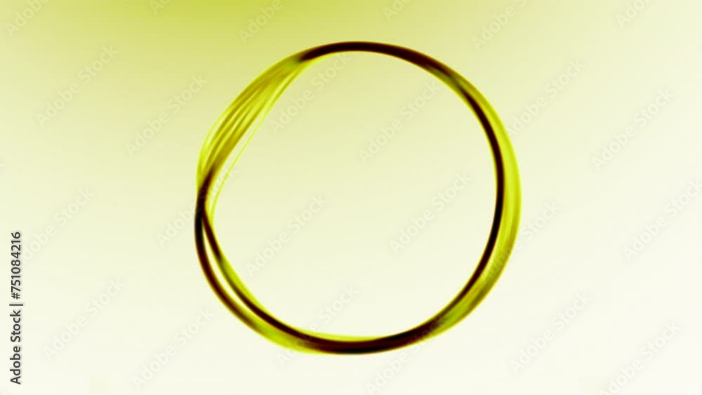 Poster animation with moving ring vibrations. design. 3d ring in space with moving wave vibrations. pulsati