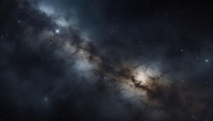 Fototapeta na wymiar realistic photo of a deep dark space