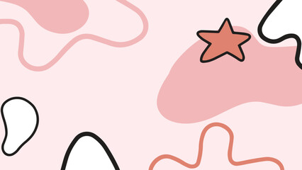 pattern with pink and white 