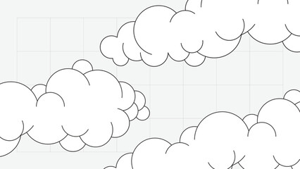clouds seamless pattern