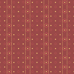 maroon repetitive background. hand drawn squares and stripes. vector seamless pattern. geometric illustration. fabric swatch. wrapping paper. continuous design template for textile, home decor