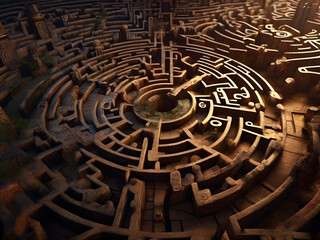 Enigmatic Labyrinth maze