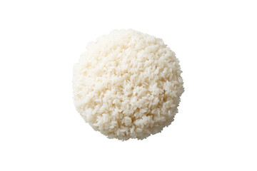 Korean food rice isolated on transparent background.