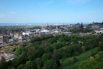 Fototapeta premium Scotland, Edinburgh, UK, England, Travel, Architecture, Europe