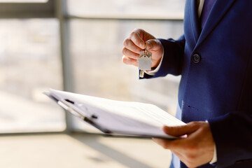 Anonymous Housing Agent Flat Key Clipboard Contract