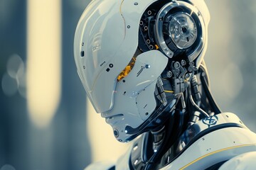 Fototapeta premium AI robots of the future