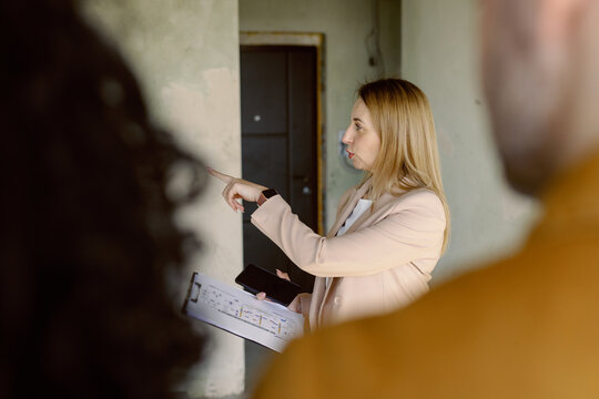 Housing Agent Show Apartment Anonymous Clients 