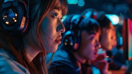 A player leans in closely to their teammate discussing their strategy in hushed tones as the other team watches on with guarded expressions.