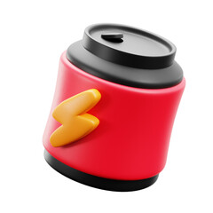 3D Energy Drink Icon