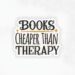 Fototapeta premium Book lover Sticker