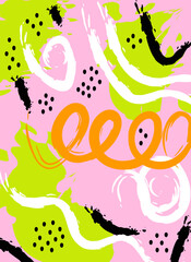 Artistic Brush Texture Pattern