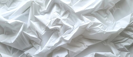 White abstract rumpled triangular surface, you can overlay your own image