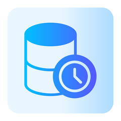 time is money gradient icon