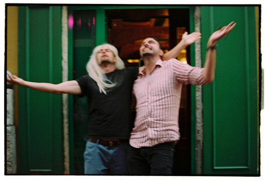 Friends celebrating pride together