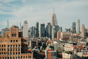 midtown district at Manhattan, NYC