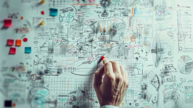 A hand drawing out the Eisenhower Matrix on a whiteboard showcasing the benefits of prioritization and task management in staying organized and on top of daily responsibilities.