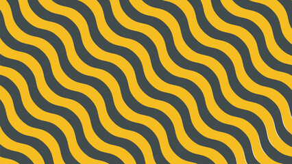 Yellow line stripes seamless pattern background vector image