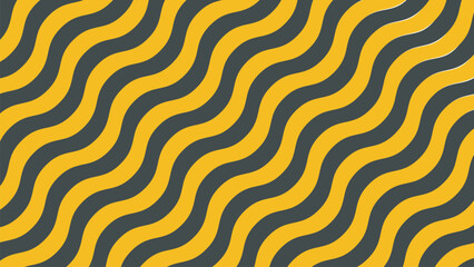 Yellow line stripes seamless pattern background vector image