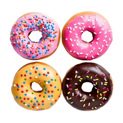 Colorful Donut Illustrations Collection