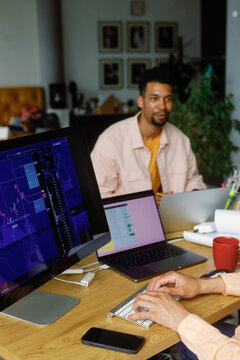 Trading platform market research analyst team coworker connection job