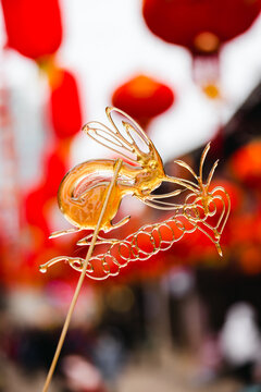 Chinese sugar painting candies