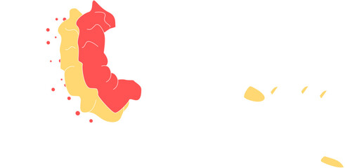 aesthetic hand with scrunchies outline