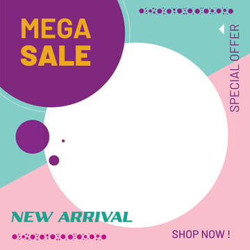 NEW ARRIVAL, MEGA SALE, special offer sale tag box with transparent background 300ppi