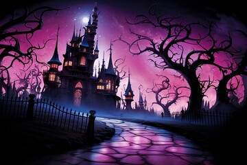 A cheerful phantom weaving through a whimsical fantasy landscape surrounded by small enchantments and kind sprites bathed in minimal magic