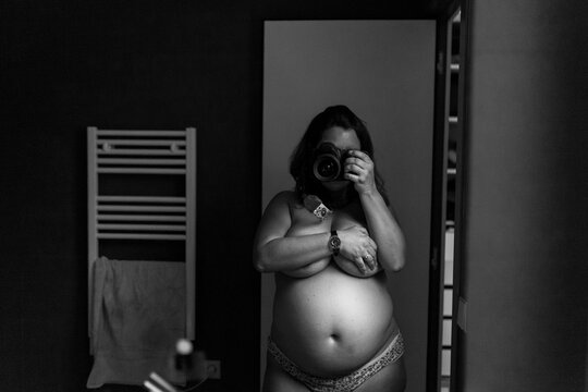woman self portrait
