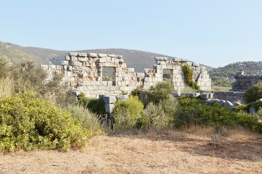 The ancient Lycian and Roman ruins of Patara in Antalya Province, Turkey