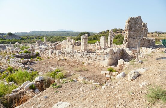 The ancient Lycian and Roman ruins of Patara in Antalya Province, Turkey
