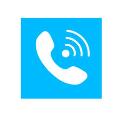 Blue Phone Icon