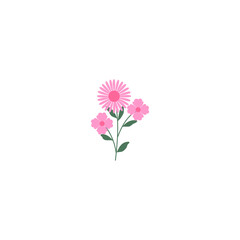 vector element pink flower floral and fauna day pink