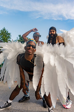 Portrait Of Gay Community During New York Pride March.