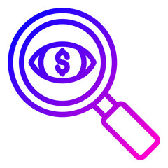 financial vision icon