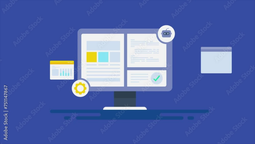 Poster business website using artificial intelligence technology to analyse competition, increase web visib