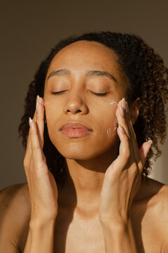 Beautifying skin treatment concept 