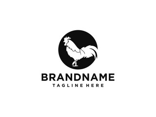 Amazing rooster logo design vector. rooster chicken logo design