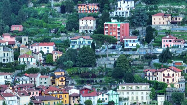 Lake Como Italy Aerial 2004