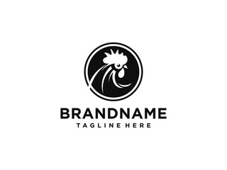 Rooster Chicken Head Logo Designs.Vector Illustration
