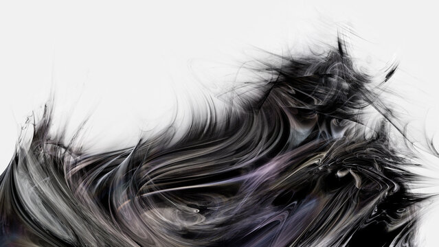 Abstract 3D render of fractal