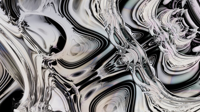 Abstract 3D render of fractal