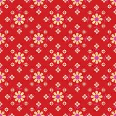 Vector illustration of abstract fabric repeat pattern texture