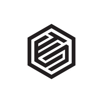 letter bta initial logo design