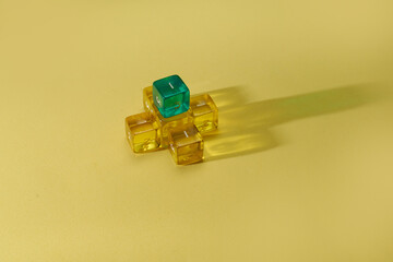 Assorted Dice: Varied Shapes for Gaming and Chance