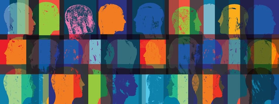 Men and Women People Collage