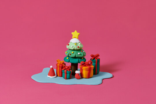 Xmas background winter nature, Holiday design.