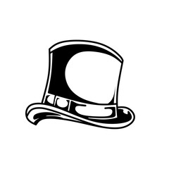 Vector logo magician's hat